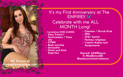 Femdom Diaries: Biancas Year at The Empire